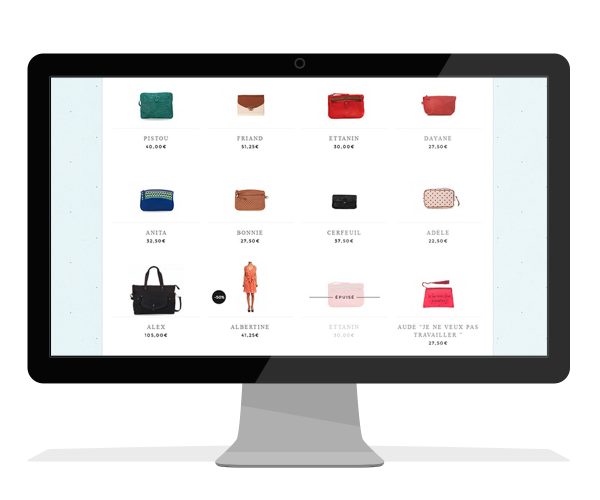 PetiteMendigote fashion webdesign site e-commerce catalogue - mael burgy
